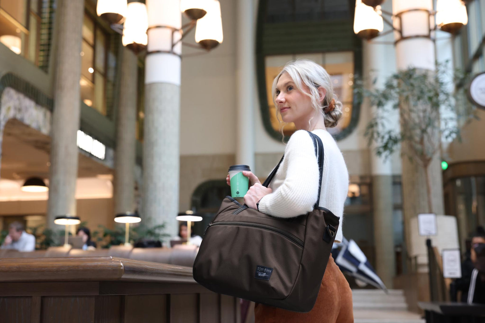 visible lifestyle^^A person carrying the Nomad 16