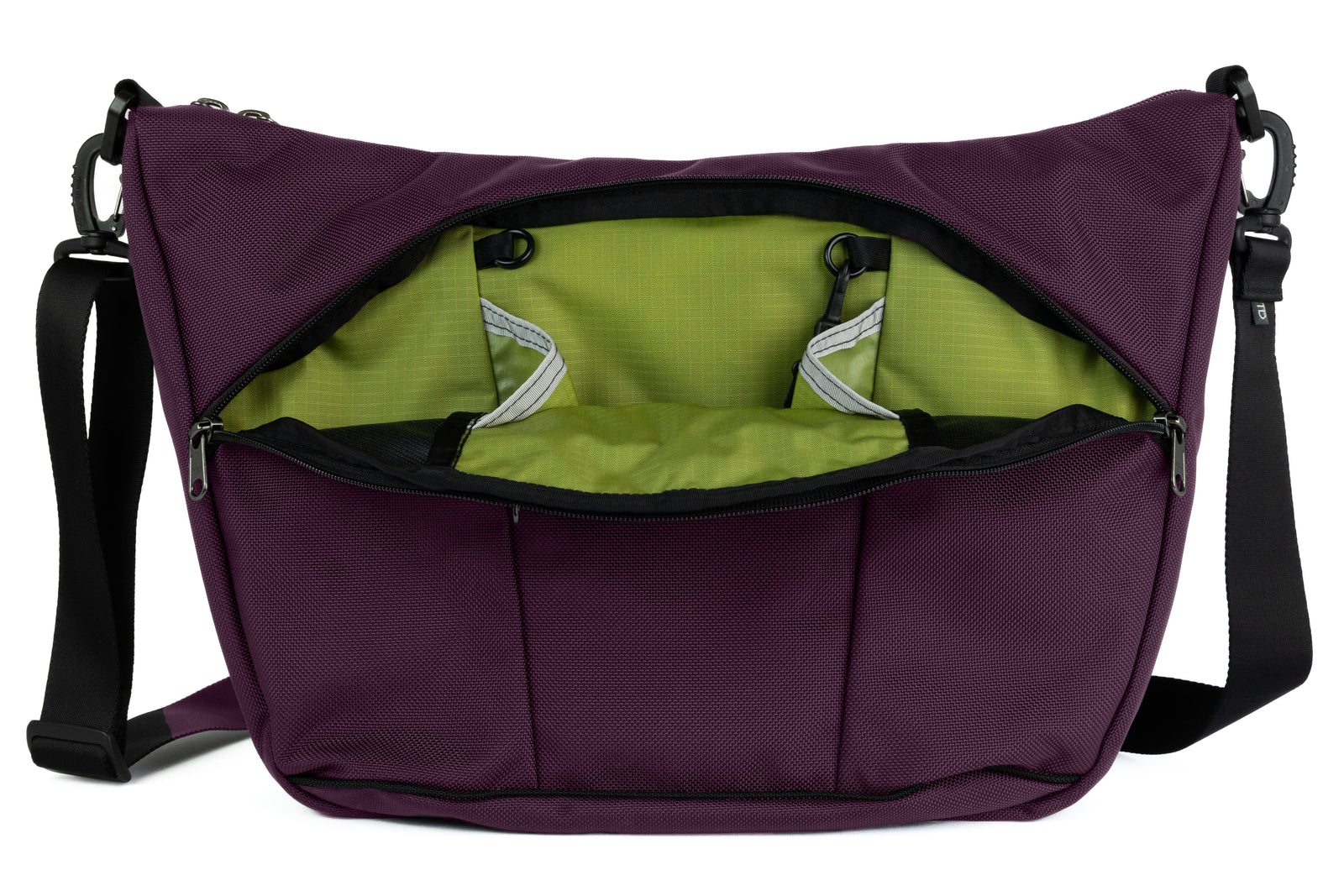 visible variant TB1405-UKML^^Parental Unit in Aubergine (dark purple) 630 Ballistic with Moss (green) 210 Cerylon interior.