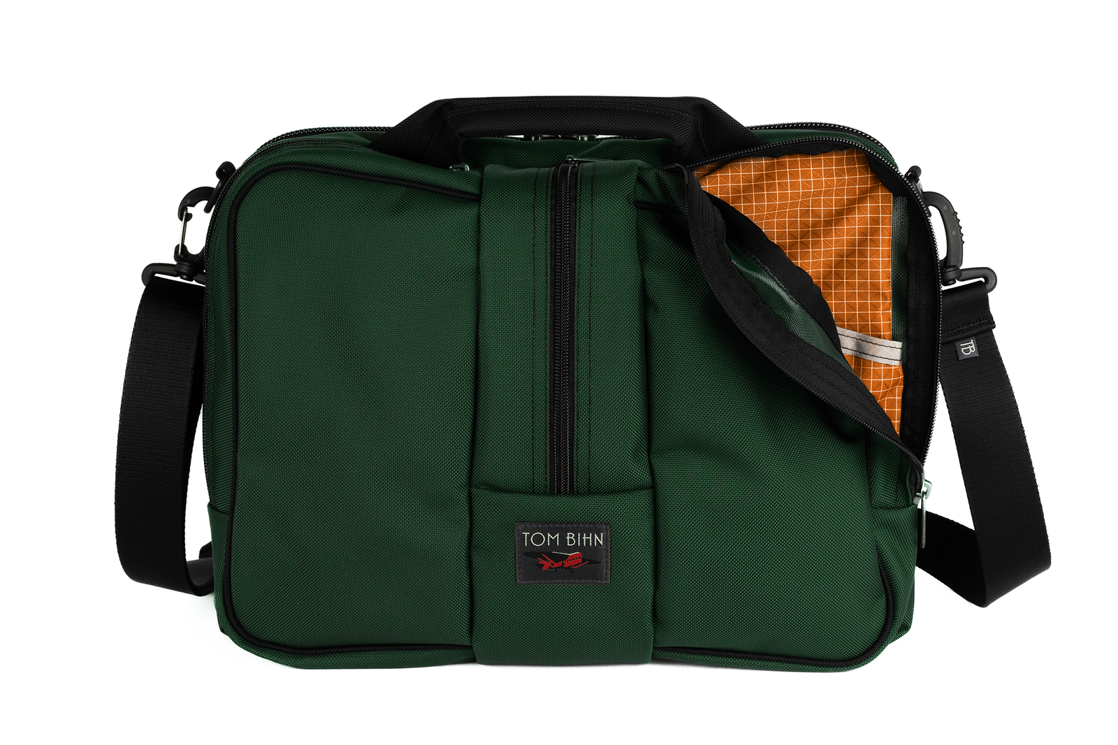 visible variant TB0968-WKZD^^Pilot in Wilderness (forest green) Ballistic with Zest (orange with white grid) 200 Halcyon interior.