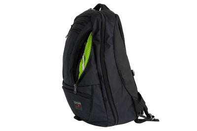 visible variant TB0121-BX1D^^Synik 30 in Black X-Pac with Kiwi (bright green with white grid) interior.