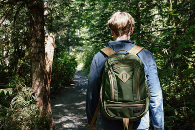 visible lifestyle^^Person hiking with their Synik 26