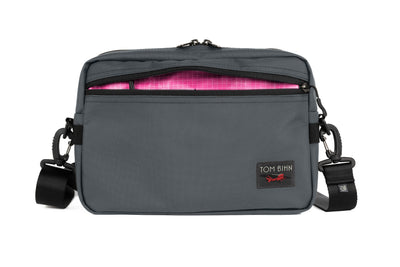 visible variant TB0415-GKPD^^The Side Hustle in Nebulous Grey Ballistic with Cerise (pink) 200 Halcyon interior.