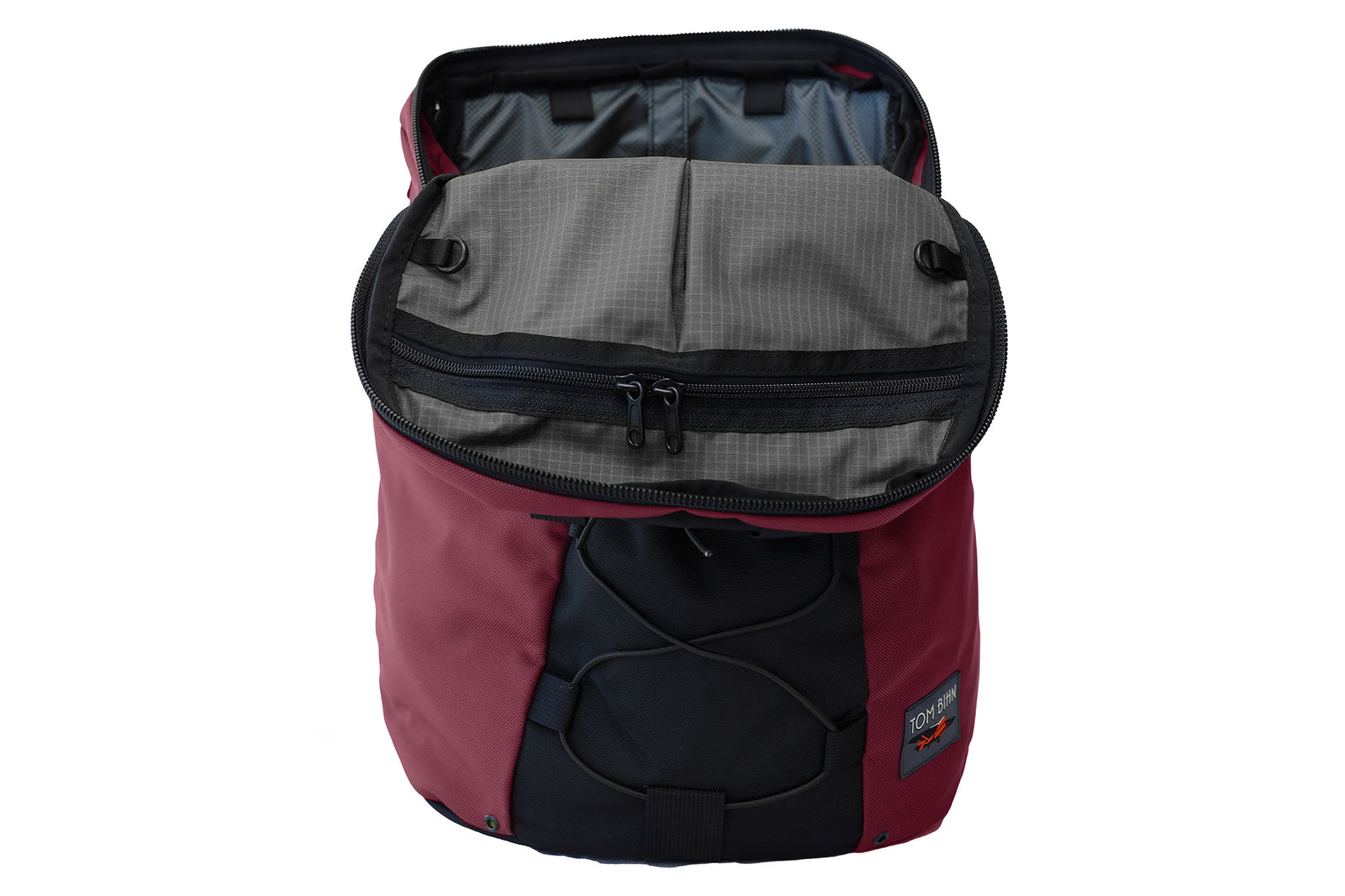visible variant TB0102-PKGL^^Smart Alec 2.0 in Raspberry Ballistic with Mountain Grey 210 Cerylon interior