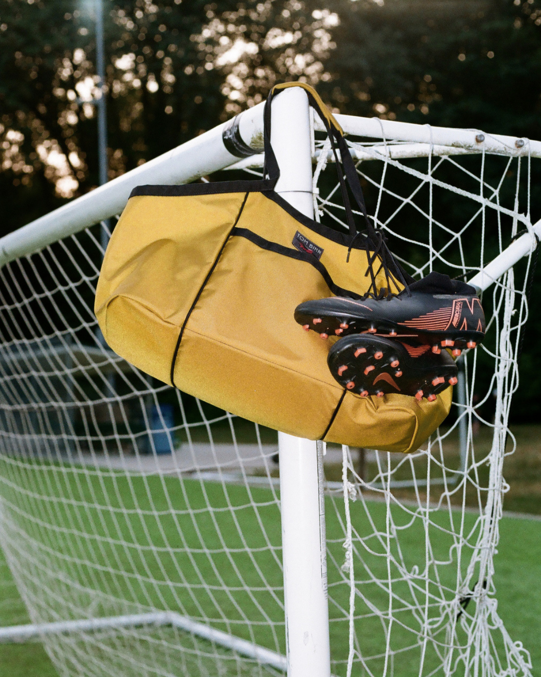 lifestyle visible^^ Monster Truck hanging from goal post.
