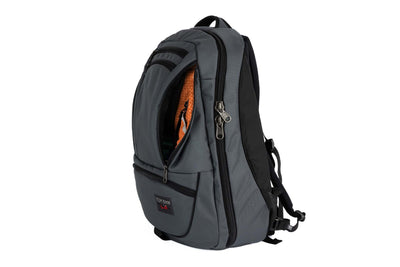 visible variant TB0121-GKZD^^The Synik 30 in Nebulous Grey (Medium grey) Ballistic with an Zest (orange with white grid) 200 Halcyon interior.