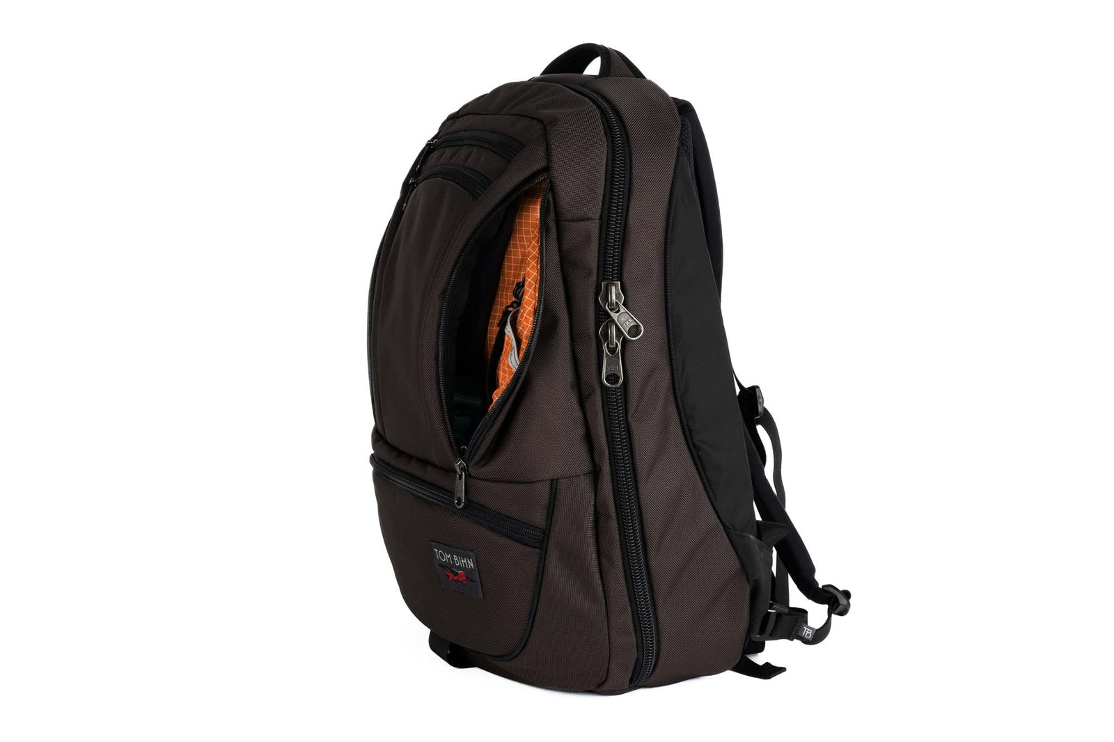 visible variant TB0121-RKZD^^The Synik 30 in Ursa (brown-grey) Ballistic with a Zest (orange with white grid) 200 Halcyon interior.