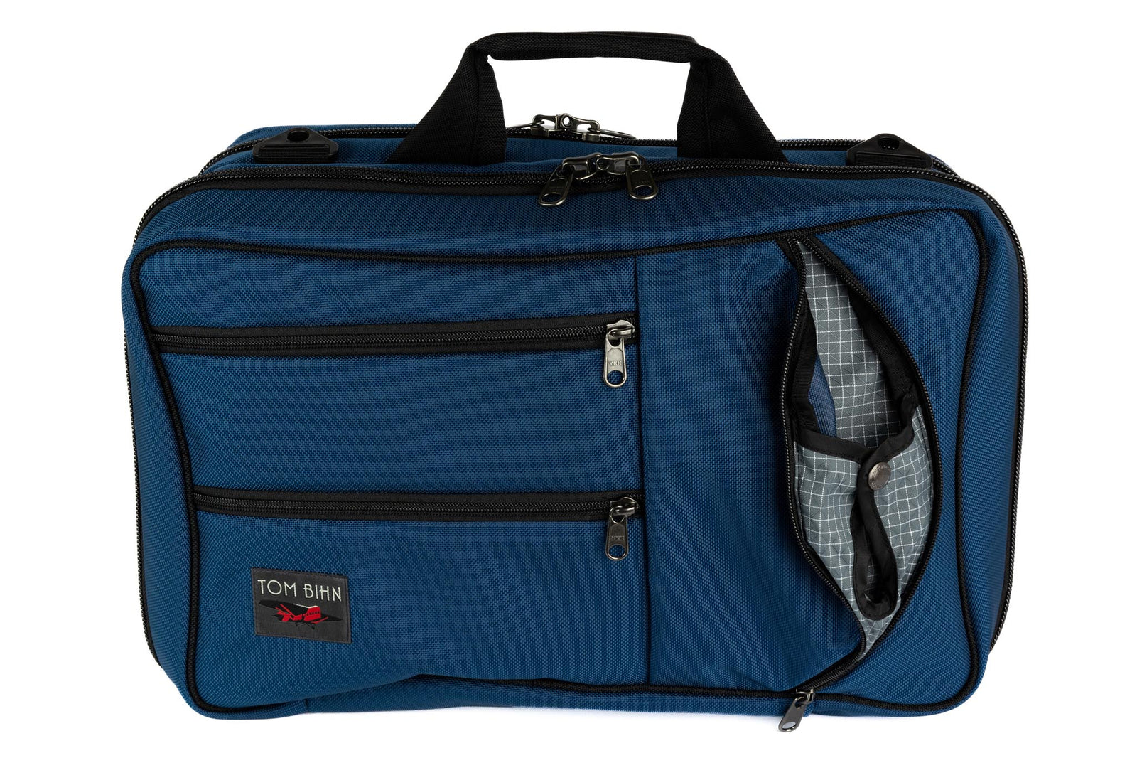visible variant TB0952-NBND^^A Western Flyer in Navy (blue) 1050 Ballistic with an Northwest Sky (grey with white grid) 200 Halcyon interior.