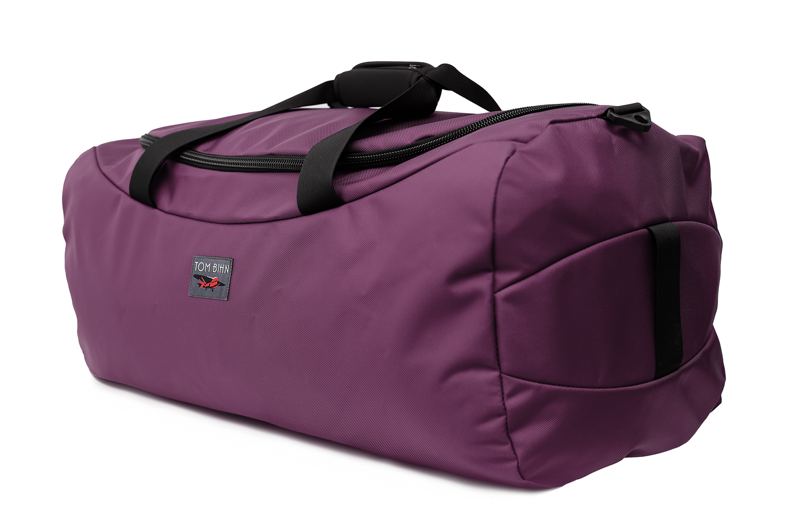 visible variant TB0909-UK^^Large Yeoman Duffel in Aubergine