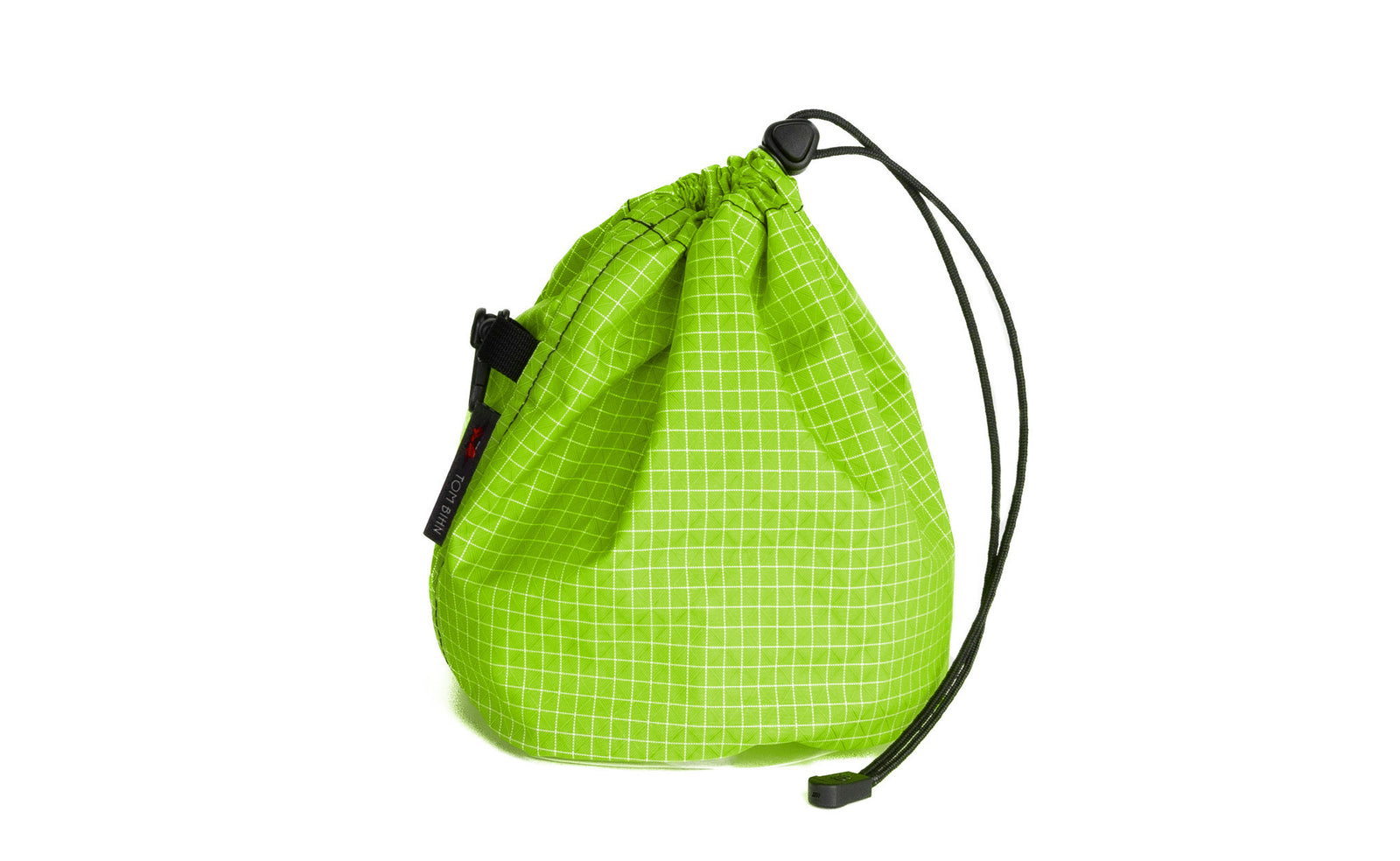 visible variant TB0662-1D^^A Medium, clear-bottomed Yarn Stuff Sack in Kiwi (green with white grid) 200 Halcyon.