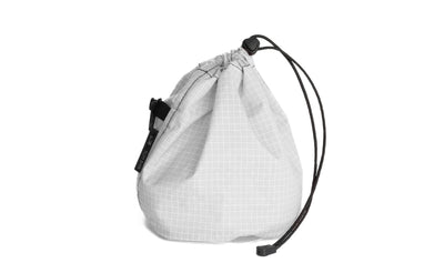 visible variant TB0662-TD^^A Medium, clear-bottomed Yarn Stuff Sack in Kiwi (green with white grid) 200 Halcyon.