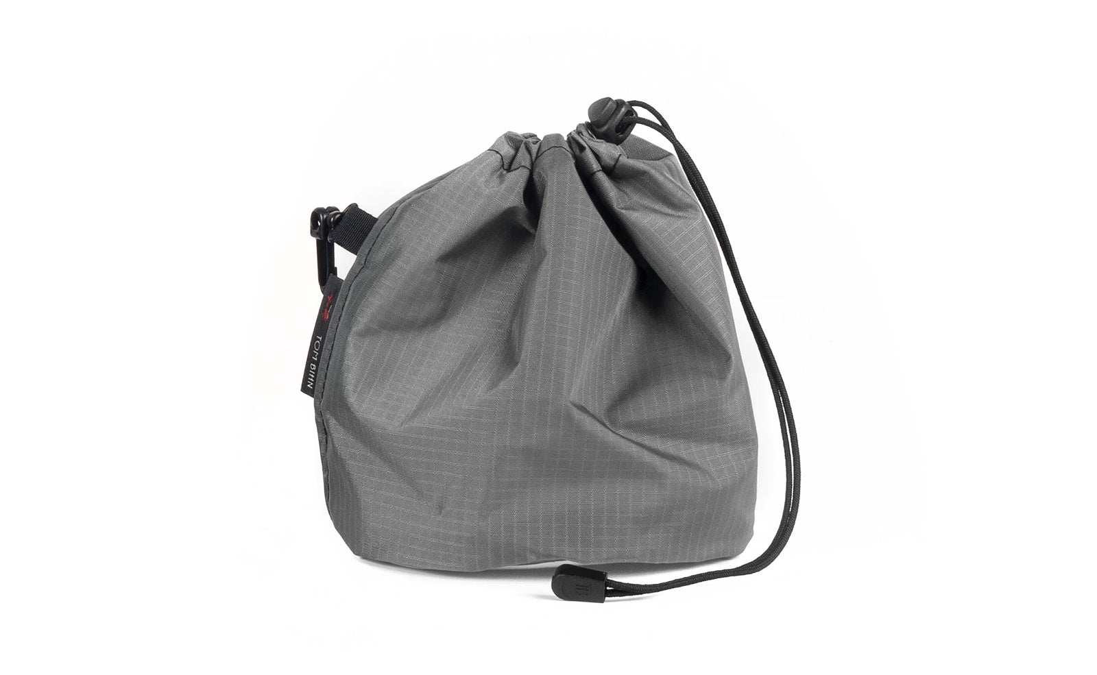 visible variant TB0662-GL^^A Medium, clear-bottomed Yarn Stuff Sack in Mountain Grey (grey with light grey grid) 210 Cerylon.