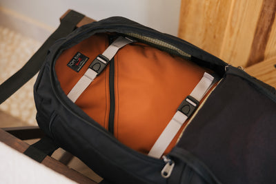lifestyle visible^^The Daylight Backpack packed inside a Techonaut 30.
