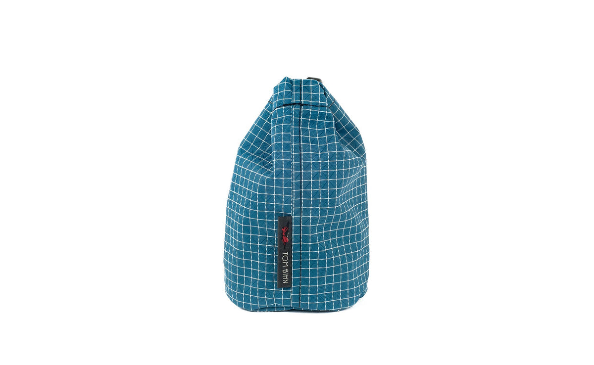 visible variant TB1251-FD^^A Size 1 Fjord (dark blue with white grid) 200 Halcyon Travel Stuff Sack.