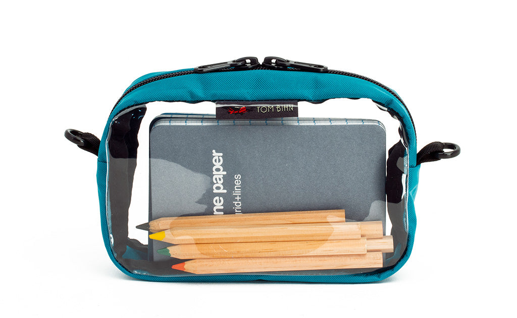 旅行かばん・小分けバッグ Tom Bihn 3D clear organizer cayenne TOM BIHN 3D Organizer Cube, Clear, 311 Toiletry Bag, 1L, 7