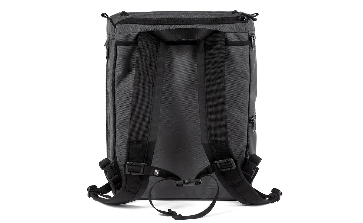 detail visible^^Backpack straps attached at the back of the Cambiata