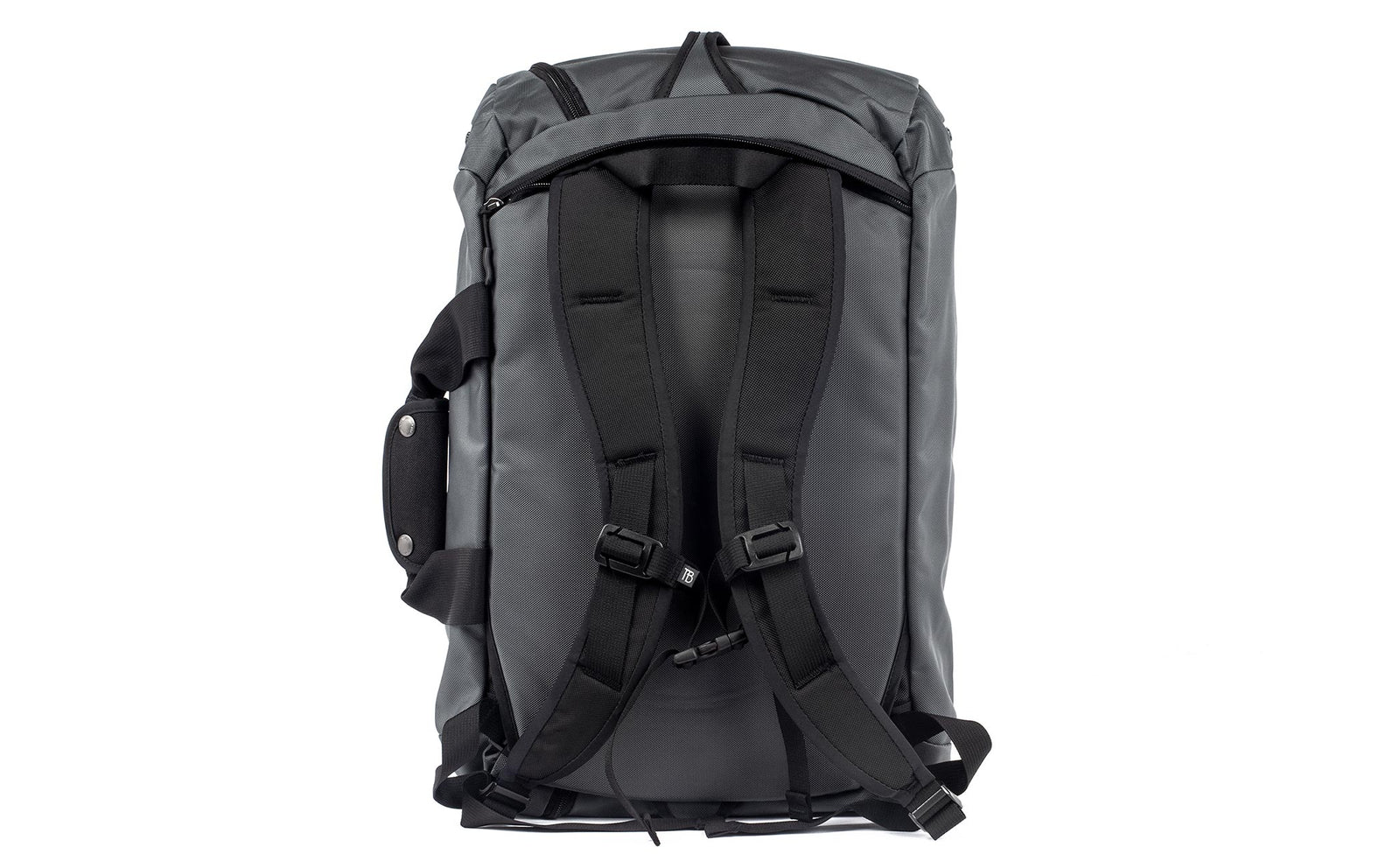 detail visible^^Back panel of the Aeronaut with backpack straps out