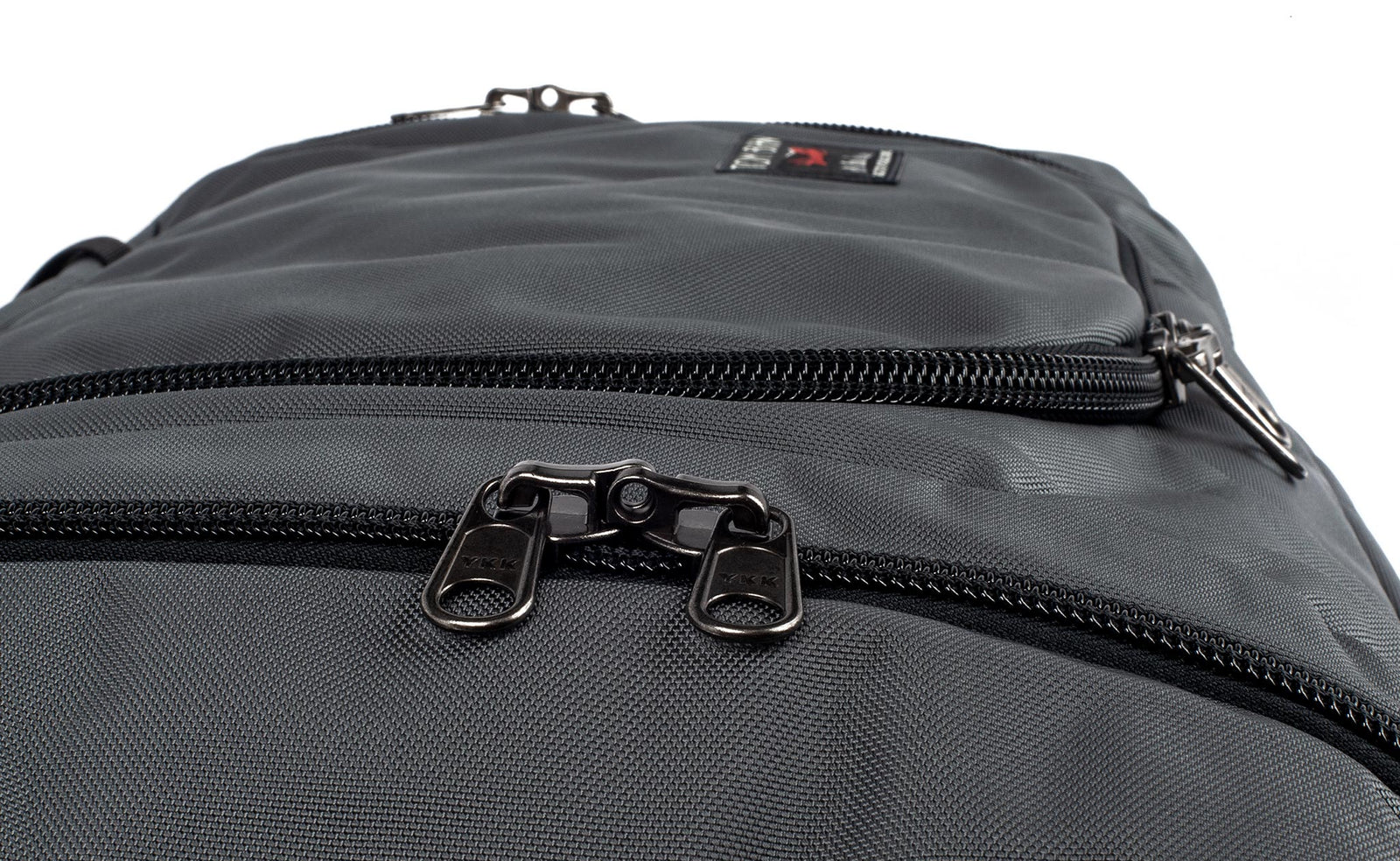 detail visible^^Locking zippers