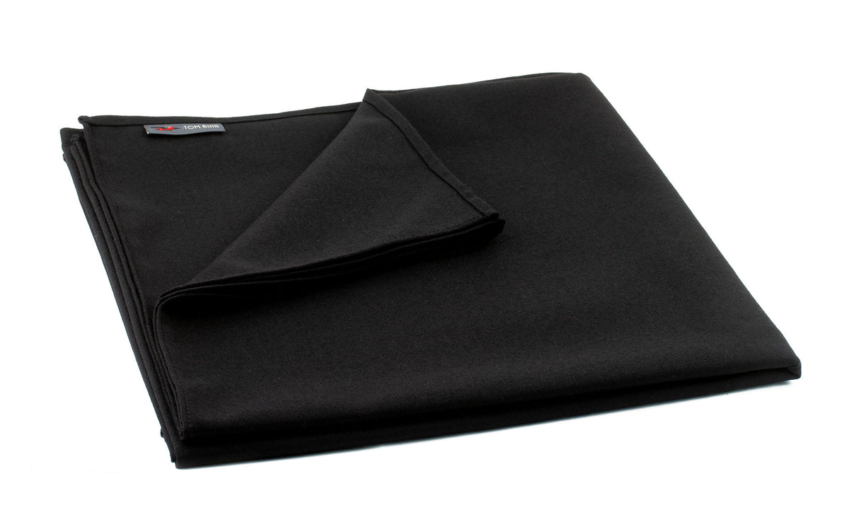 visible variant PT5801-BU^^The Large Shepherd's Wool Utility Cloth in True Black.
