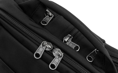 lifestyle visible^^Close-up of the YKK zippers on the Co-Pilot.