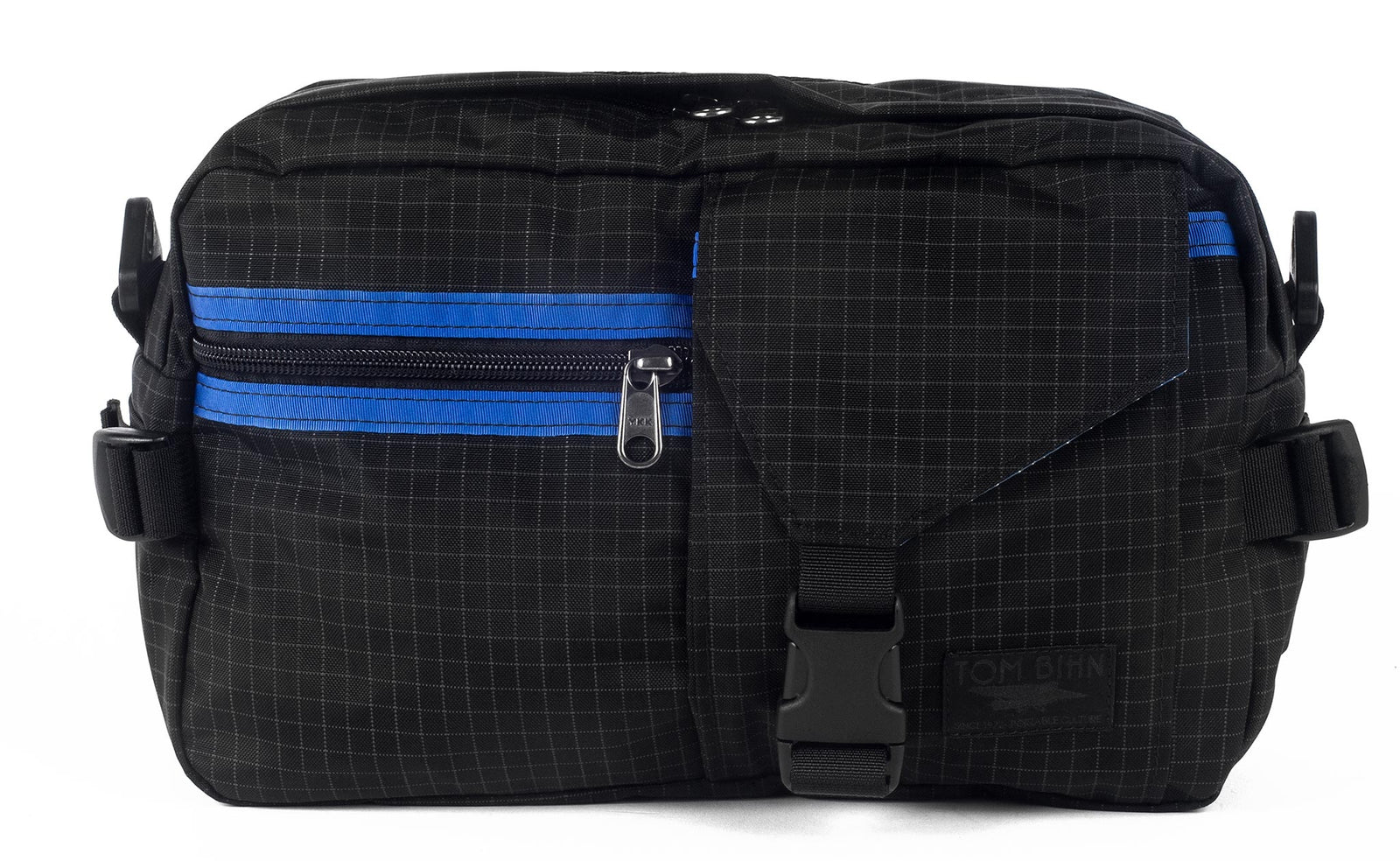 visible variant TB0425-BHLD^^The LGD in Black Halcyon/Royal/Northwest Sky. Front view of the bag.