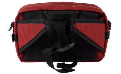 visible variant TB0425-MKCJ^^The LGD in Mars Red. Back view, showing the hide-away padded hip belt.
