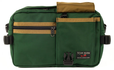 visible variant TB0425-WKCJ^^The LGD in Wilderness/Coyote/Coyote. Front view, front buckle pocket lifted up to show the Coyote lining.