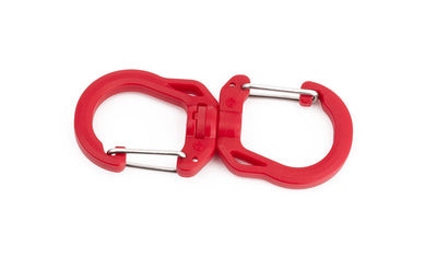 visible variant PT0572-IA PT0573-IA PT0574-IA^^A Large Iberian (red) Double Carabiner.