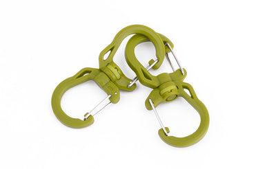 visible variant PT0572-WA^^A pair of Medium Wasabi (green) Double Carabiners.