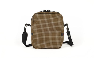 visible variant TB0416-CDNE TB0416-CDLE^^A back view of the Everyday Cubelet in Coyote Halcyon (brown with a white grid) showing a completely fabric back.