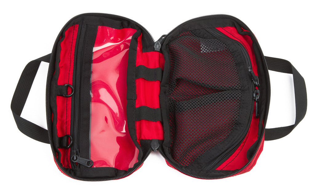visible variant TB1264-1N^^Interior shot of First Aid Pouch in Red