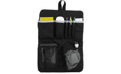 visible variant TB1844-BJ^^ The Black Brain Bag Freudian Slip, carrying an e-Reader, a charger, a small notebook, a wireless mouse and pens.