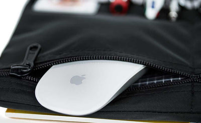 visible variant TB1845-BJ TB1845-LJ TB1845-IJ^^ A close up of the top pocket of the Tri-Star / Western Flyer Freudian Slip, holding an Apple wireless mouse.