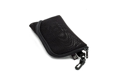 visible variant TB12452-BA^^ A Small Ghost Whale Pouch in  Black Mesh