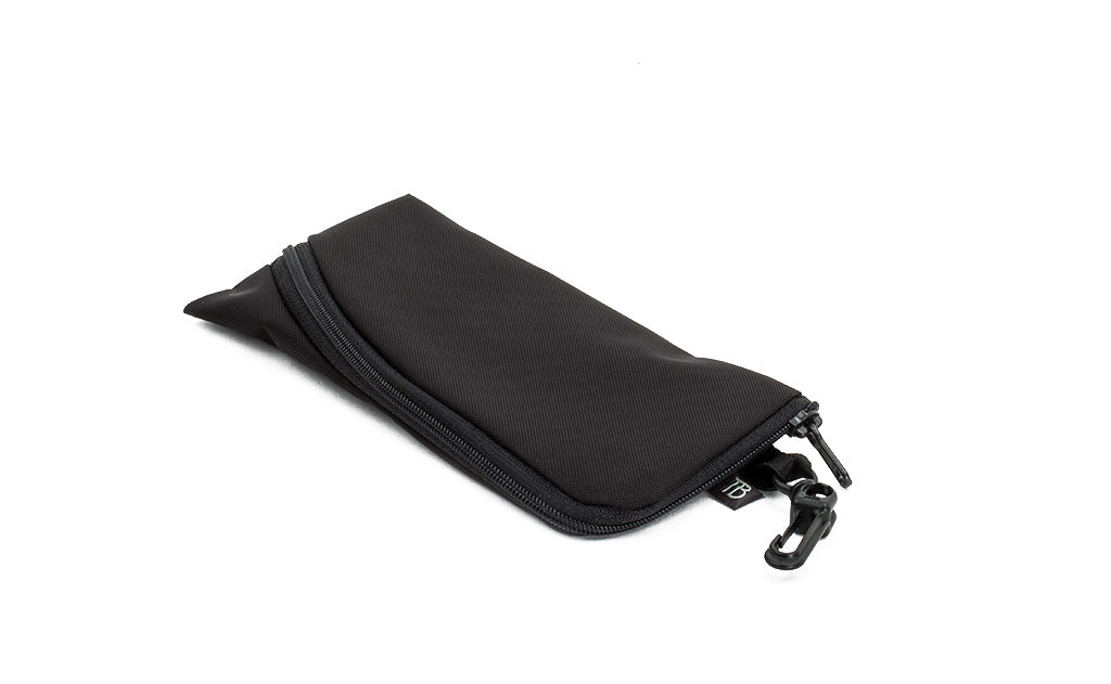 visible variant TB12452-BJ^^ A Small Ghost Whale Pouch in Black 210 Ballistic.
