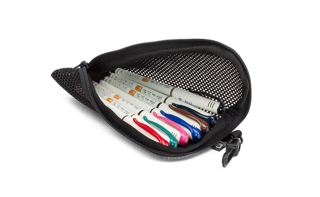 TOM BIHN Ghost Whale Organizer Pouch, L-Shaped Opening, Multiple Sizes