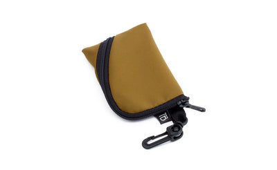 visible variant TB12450-CK^^ A Super Mini Ghost Whale Pouch in Coyote (golden tan).