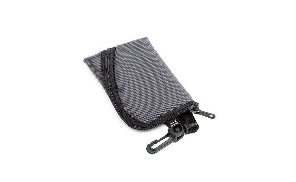 visible variant TB12450-GK^^ A Super Mini Ghost Whale Pouch in Nebulous Grey (dark grey).