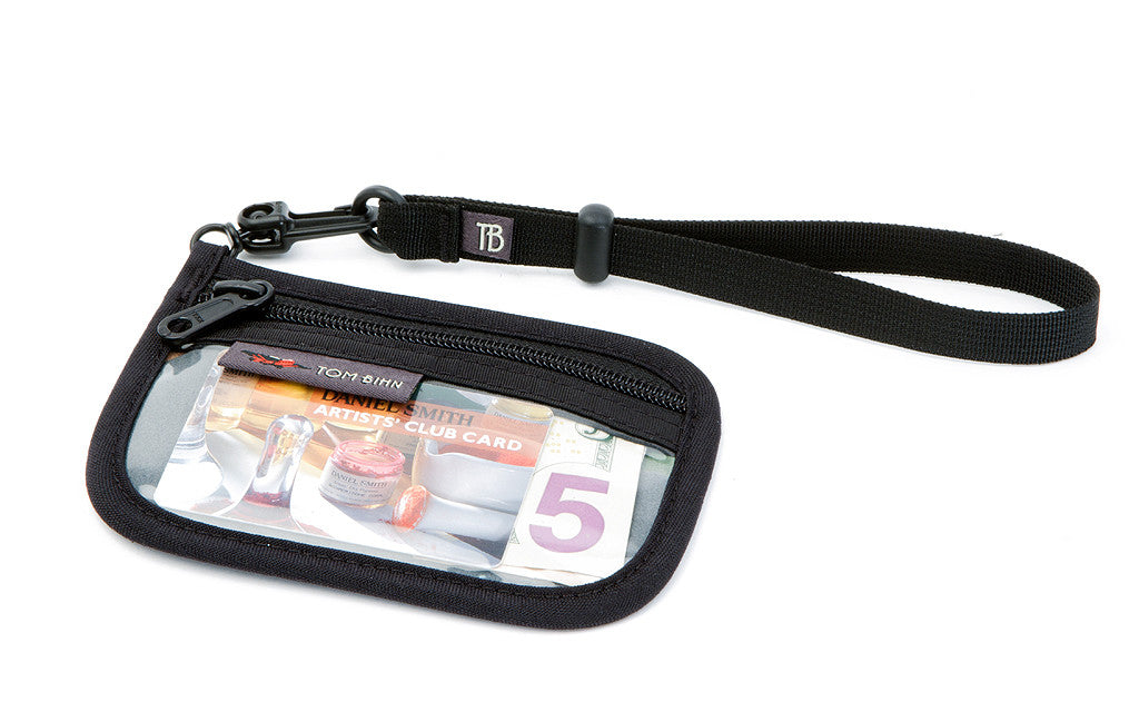 visible variant TB0541^^A Handle Loop with an o-ring attached to a Clear Organizer Pouch.