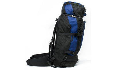 visible variant TB0907-DHWD TB0907-DHND^^The Hero's Journey in Nordic (blue with grey grid) 400 Halcyon with the hip belt connected.