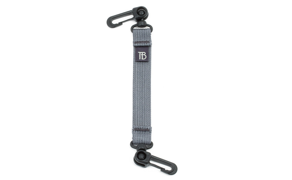visible variant TB0513-NA^^An 8-inch Northwest Sky (light grey) Key Strap with a snaphook at either end.