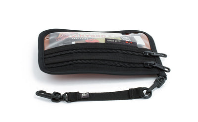 visible variant TB0515-BA TB0515-CA TB0515-ND TB0515-SD TB0515-ID TB0515-UD TB0515-WD^^An 8-inch Key Strap with a snaphook at one end and an o-ring at the other attached to a Double Organizer Pouch.