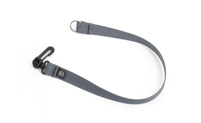 visible variant TB0516S-NA^^A 16-inch Northwest Sky (light grey) Key Strap with a snaphook at one end and a split-ring o-ring at the other.