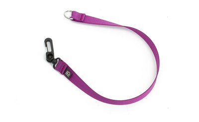 visible variant TB0516S-UA^^A 16-inch Ultraviolet (purple) Key Strap with a snaphook at one end and a split-ring o-ring at the other.