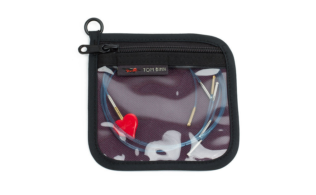 visible variant TB1234-AB^^Knitting Tool Pouch Size 4 in Aubergine (dark purple) 1050 Ballistic.