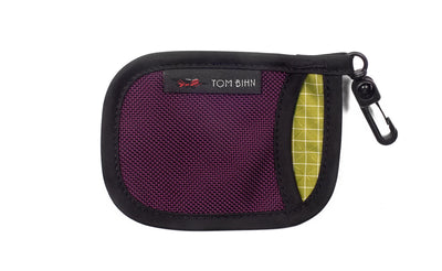 visible variant TB1229-ABWD^^A Pocket Pouch in Aubergine with a Wasabi interior.