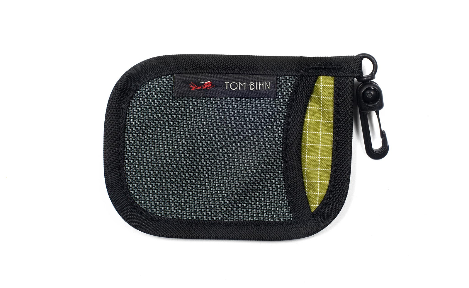 visible variant TB1229-SBWD^^A Pocket Pouch in Steel with a Wasabi interior.