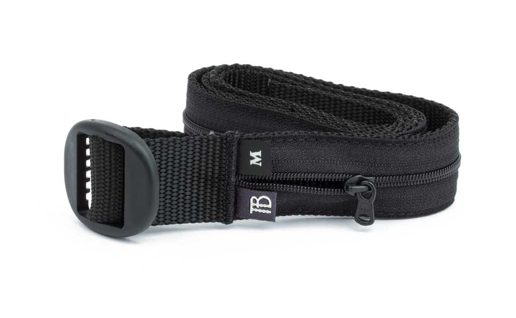 visible variant TB0901M-BA^^A Medium Travel Money Belt in Black.