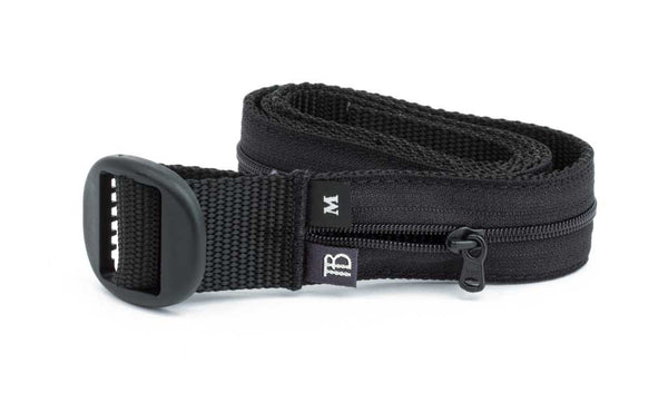 A Medium Travel Money Belt in Black.
