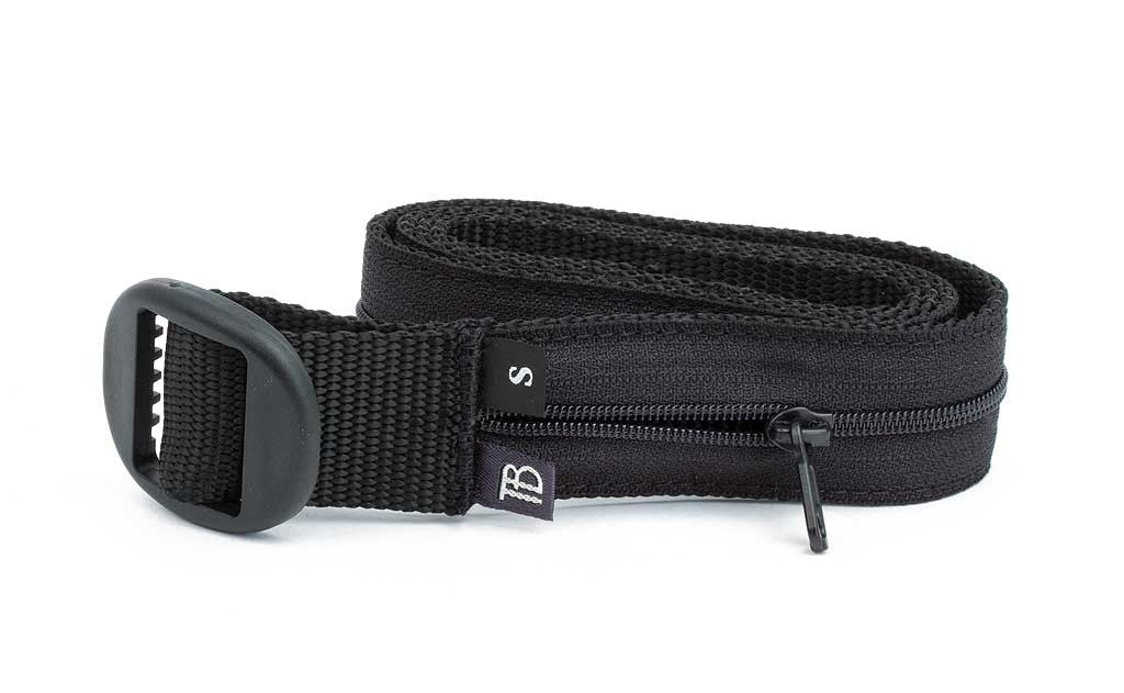 visible variant TB0901S-BA^^A Small Travel Money Belt in Black.
