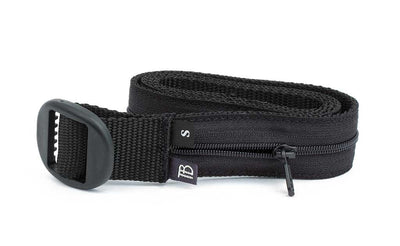 visible variant TB0901S-BA^^A Small Travel Money Belt in Black.